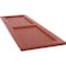Ekena Millwork True Fit PVC Farmhouse/Flat Panel Combination Fixed Mount Shutters, Colorful Leaves, 12W x 77H, PR TFP101FC12X077CL - alternate 9
